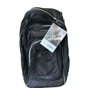 New Samsonite Tectonic Wheeled Black Backpack Luggage Bag